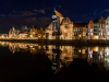 Gdańsk nocą, Polska...